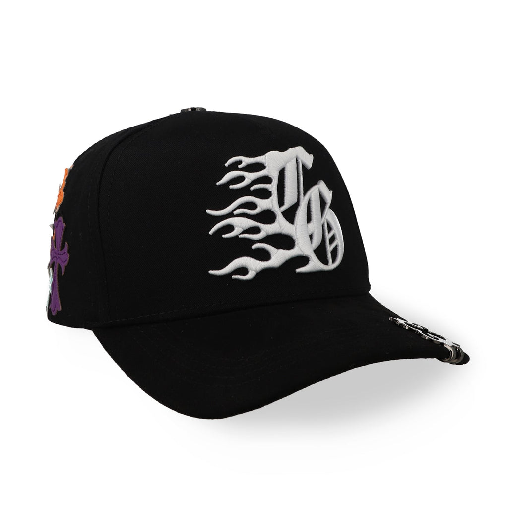 Gorra Clover Garments Cross Negro Unitalla