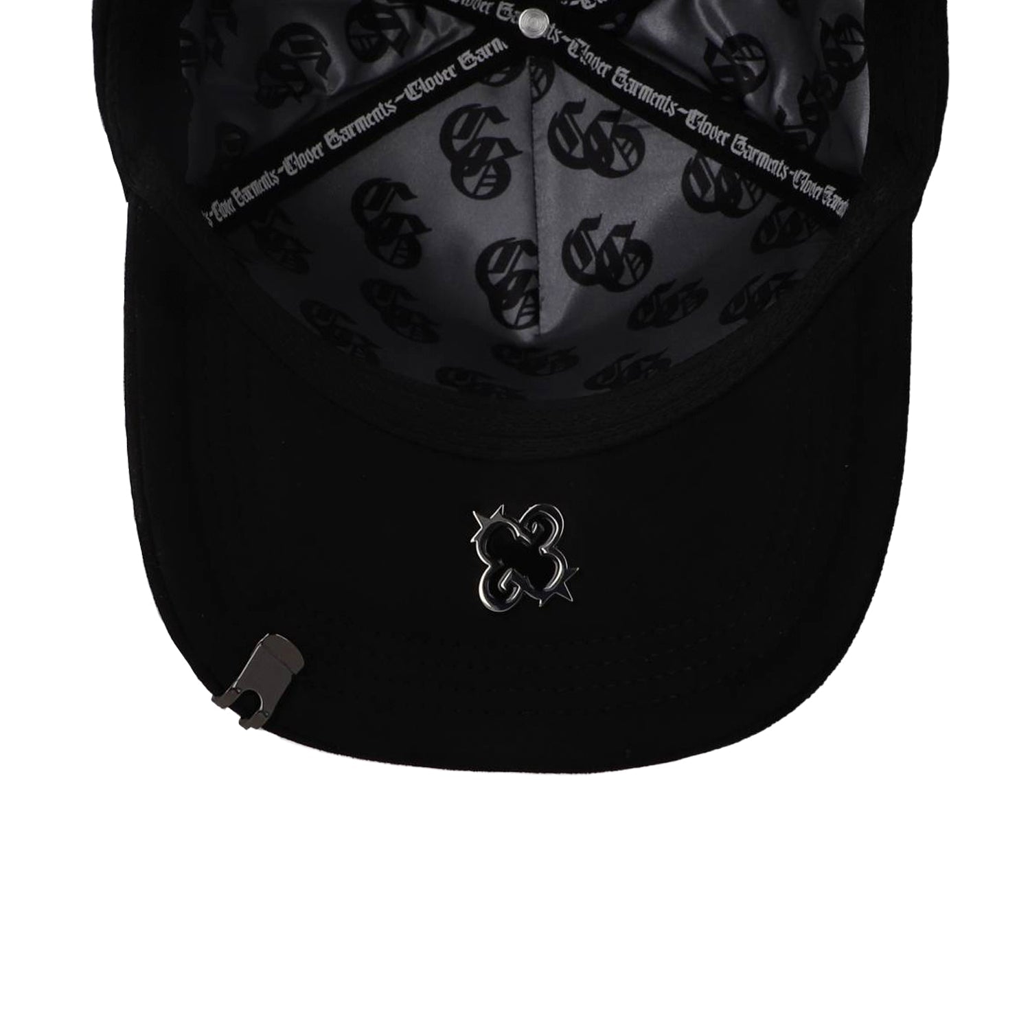 Gorra Clover Garments Cherry Clouds Negra Unitalla