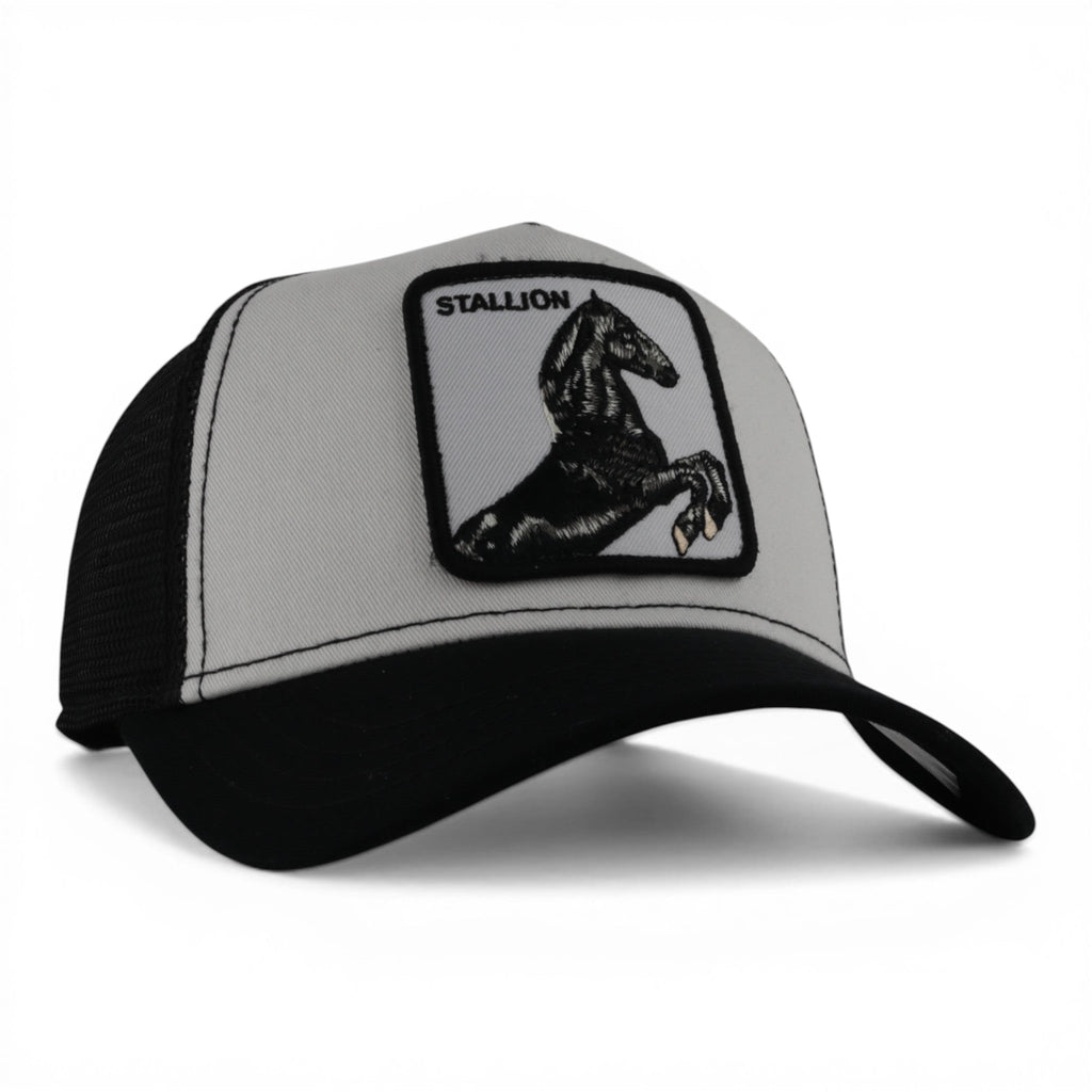 GORRA GOORIN BROS THE STALLION WHITE/BLACK