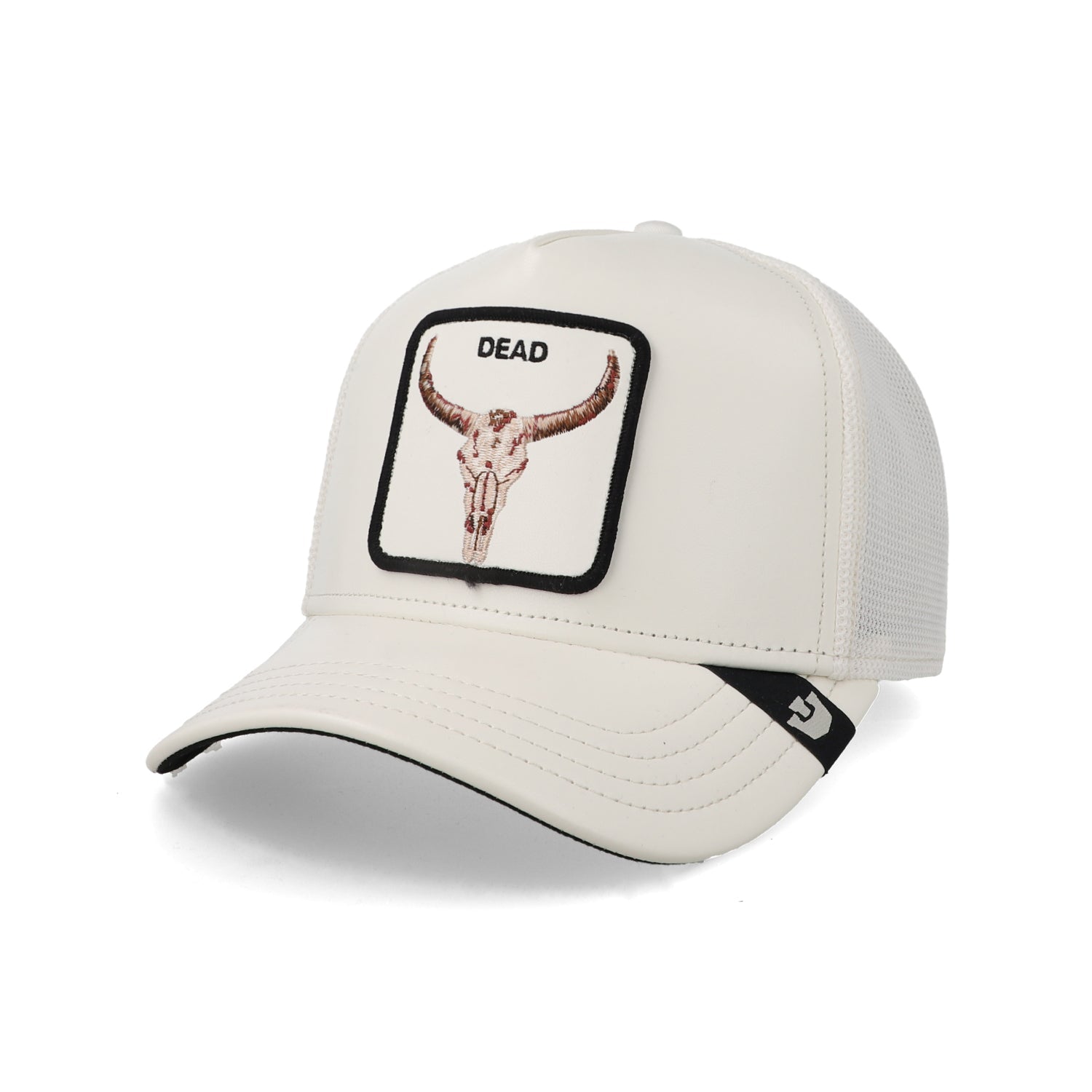 Gorra Goorin Bros Faux Leather Bull Skull Unitalla