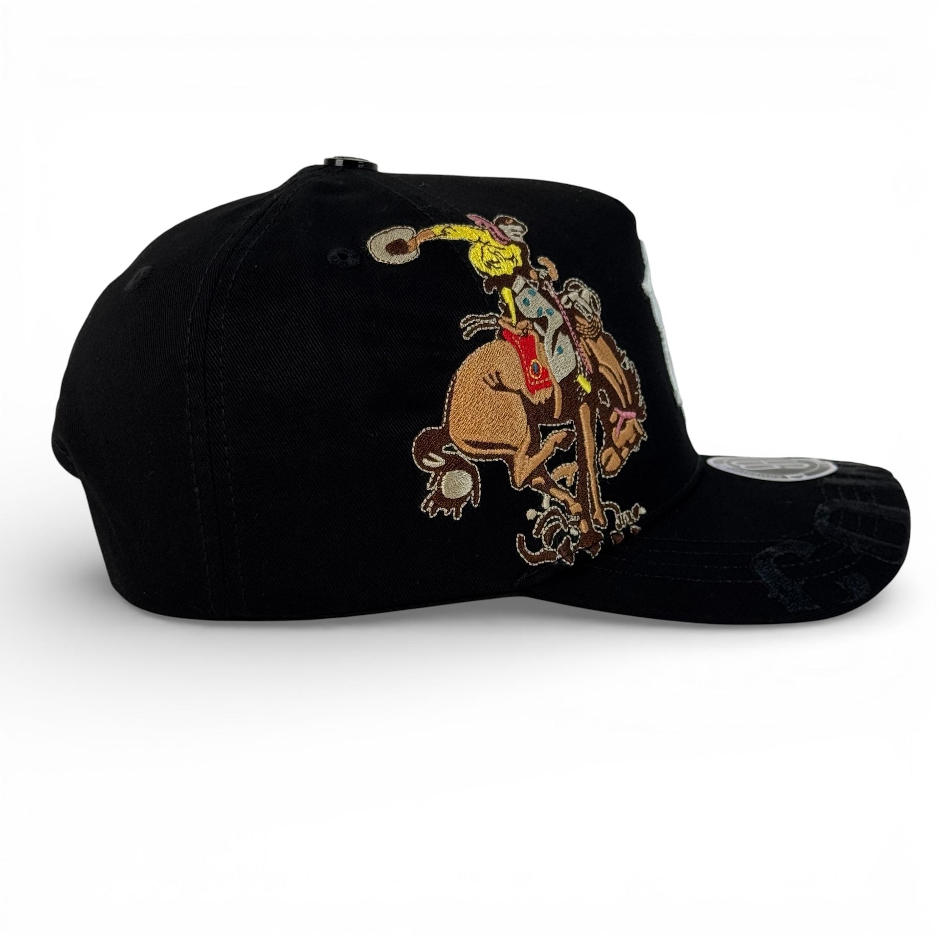 GORRA SOMBRERO BLANCO COWBOY BLK VISOR SUEDE