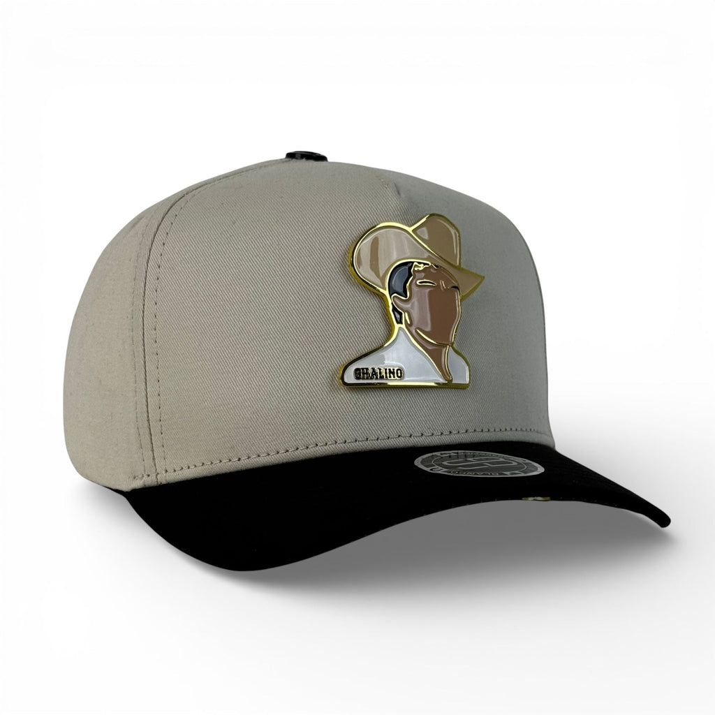 GORRA SOMBRERO BLANCO REY DEL CORRIDO BEIGE