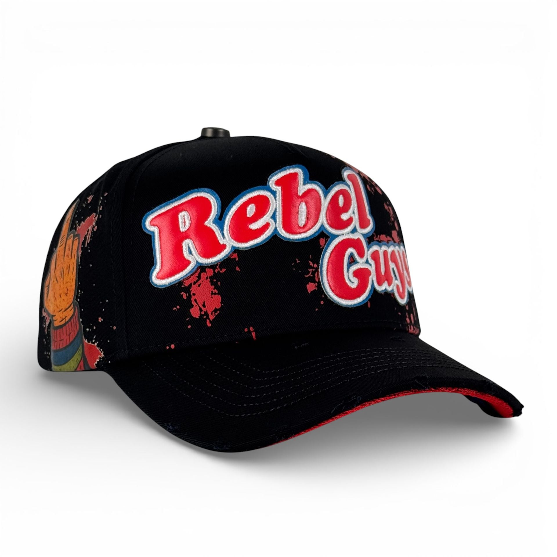 GORRA REBEL HATS REBEL GUYS BLACK*******ADICIONALES