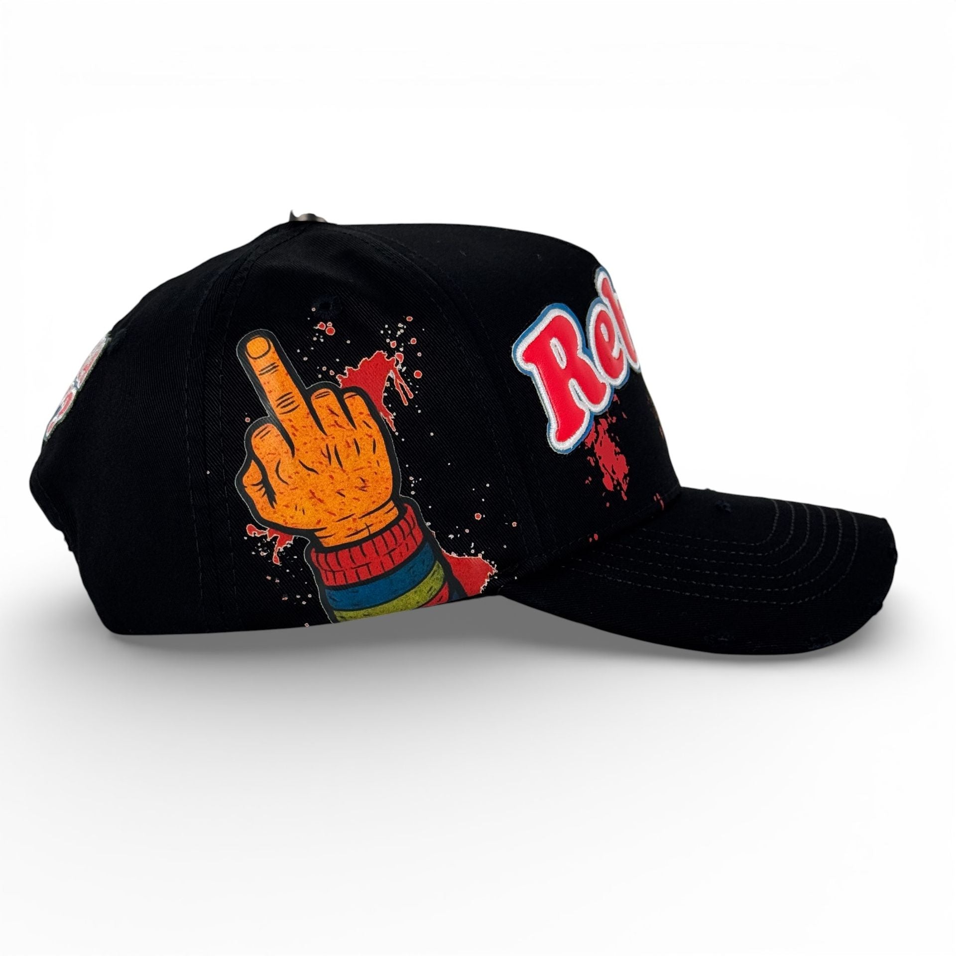 GORRA REBEL HATS REBEL GUYS BLACK*******ADICIONALES