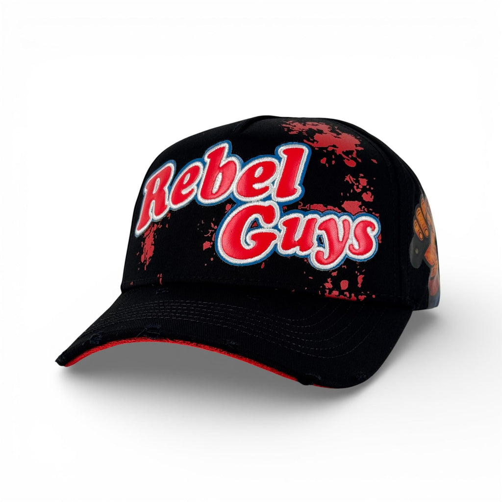 GORRA REBEL HATS REBEL GUYS BLACK*******ADICIONALES