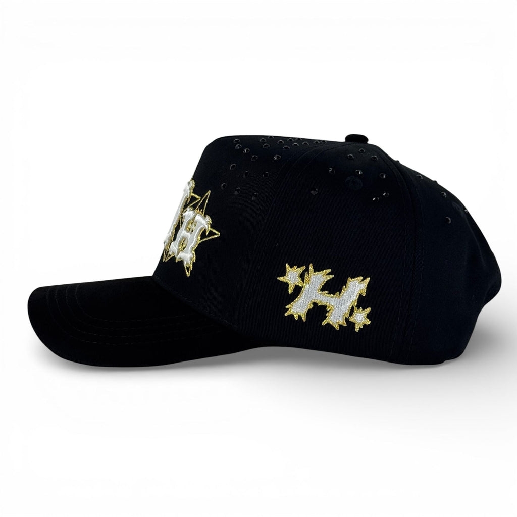 GORRA HIDDEN HATS HOUSTON CROWN BLACK