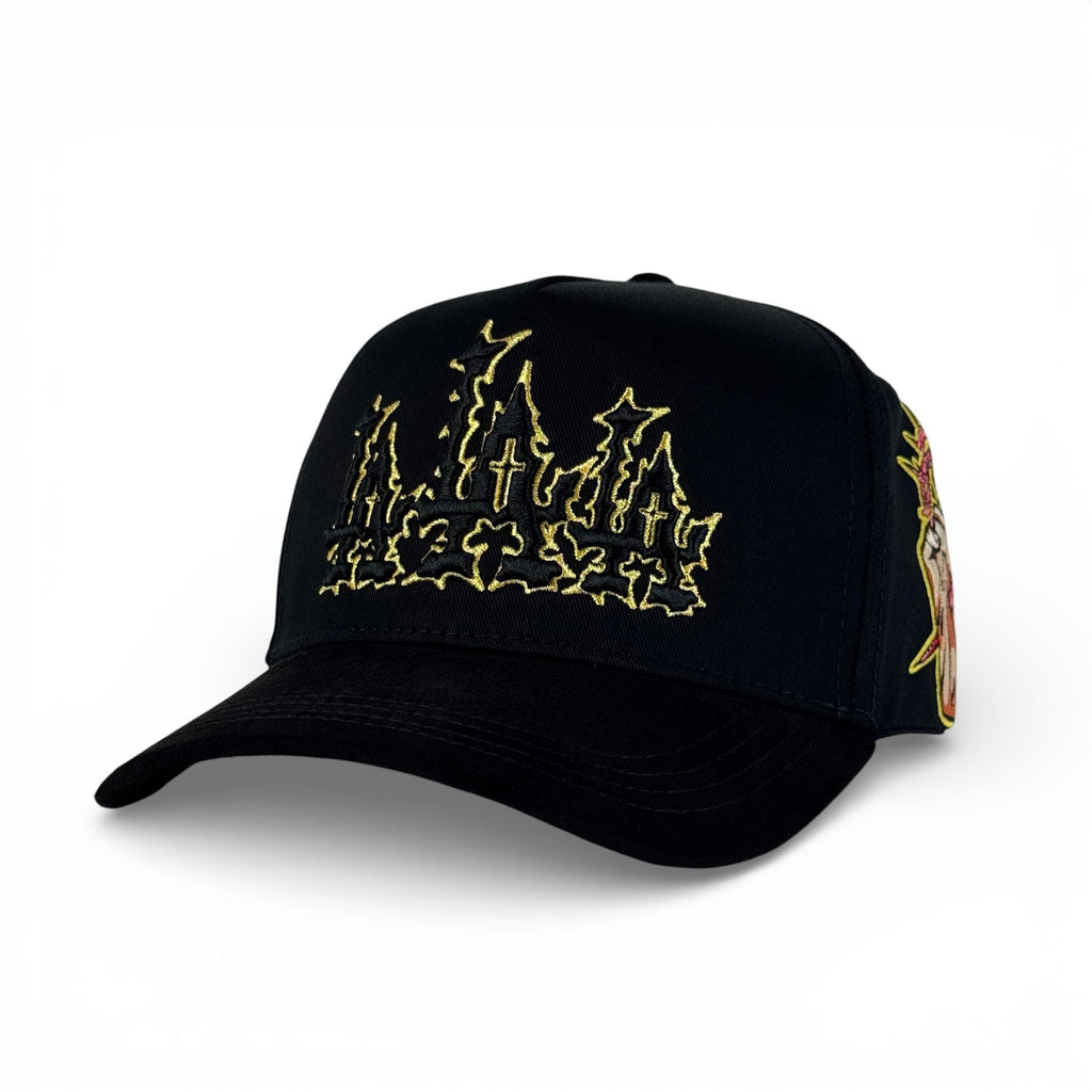 GORRA HIDDEN HATS LA CROWN BLACK