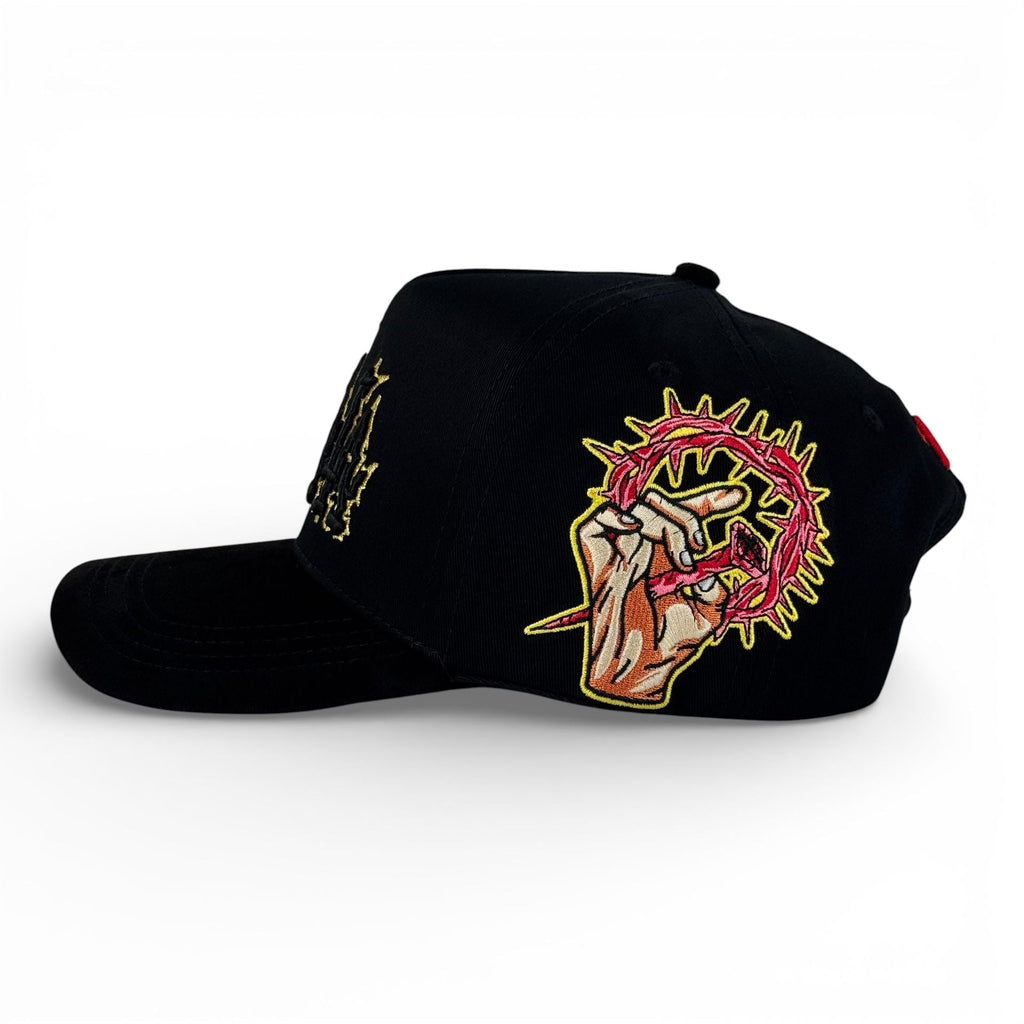 GORRA HIDDEN HATS LA CROWN BLACK