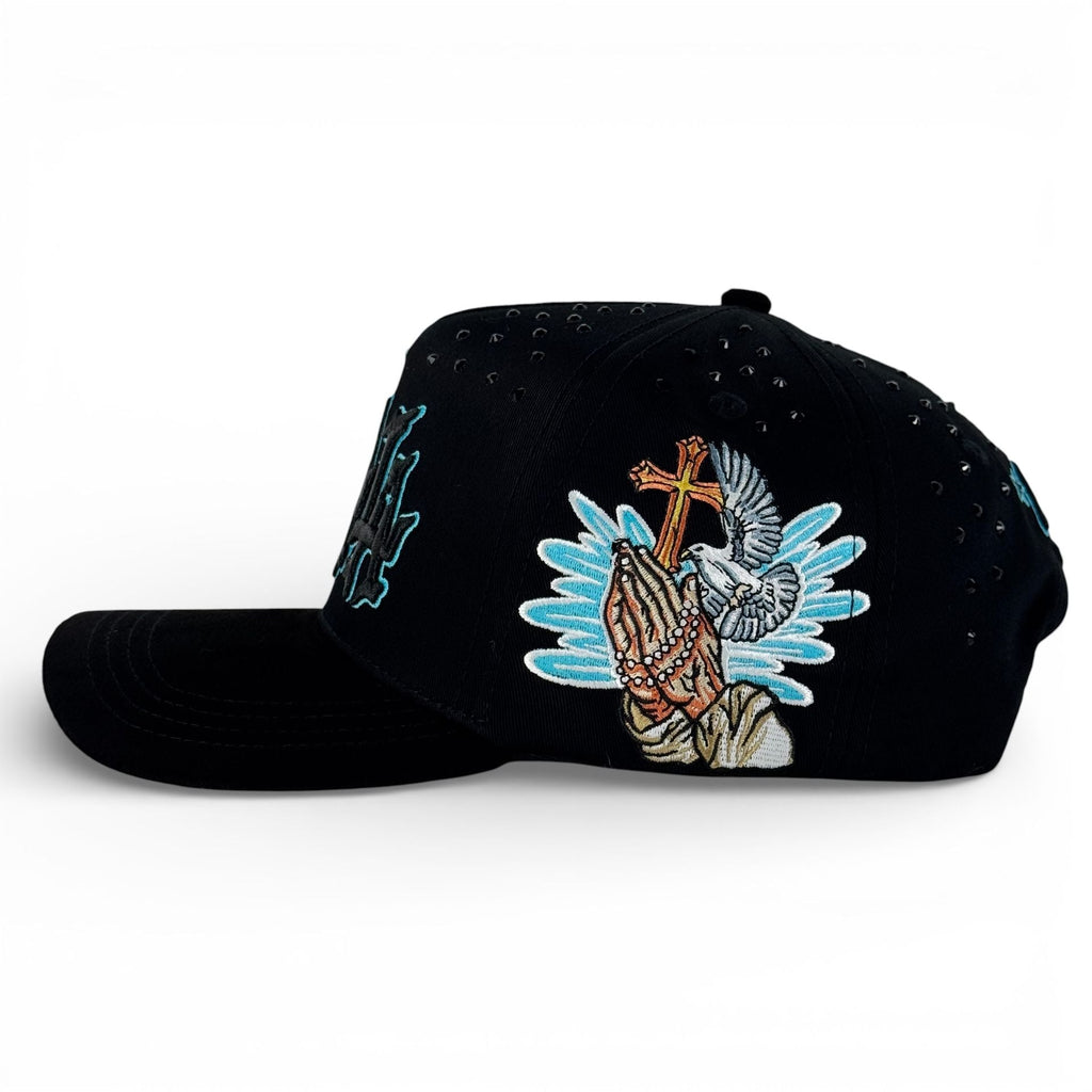 GORRA HIDDEN HATS LA GRACE BLACK