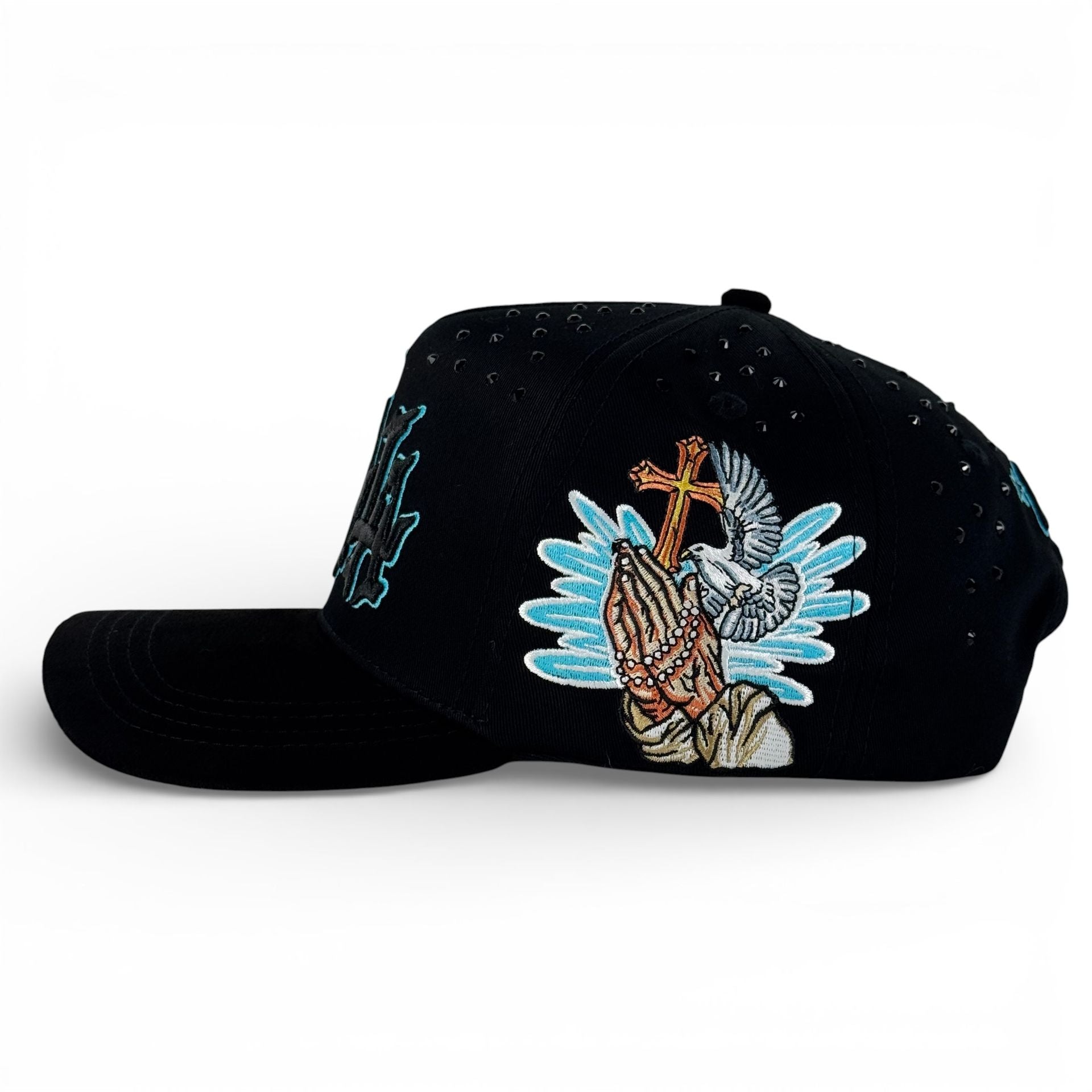 GORRA HIDDEN HATS LA GRACE BLACK