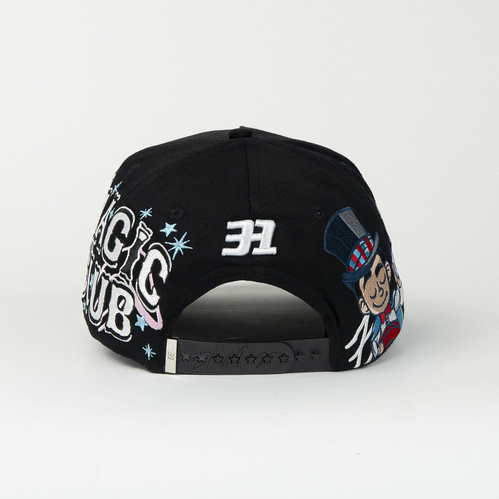 Gorra 31 Hats EL MAGO BLK/BLUE Suede | Snapback Visera Curva