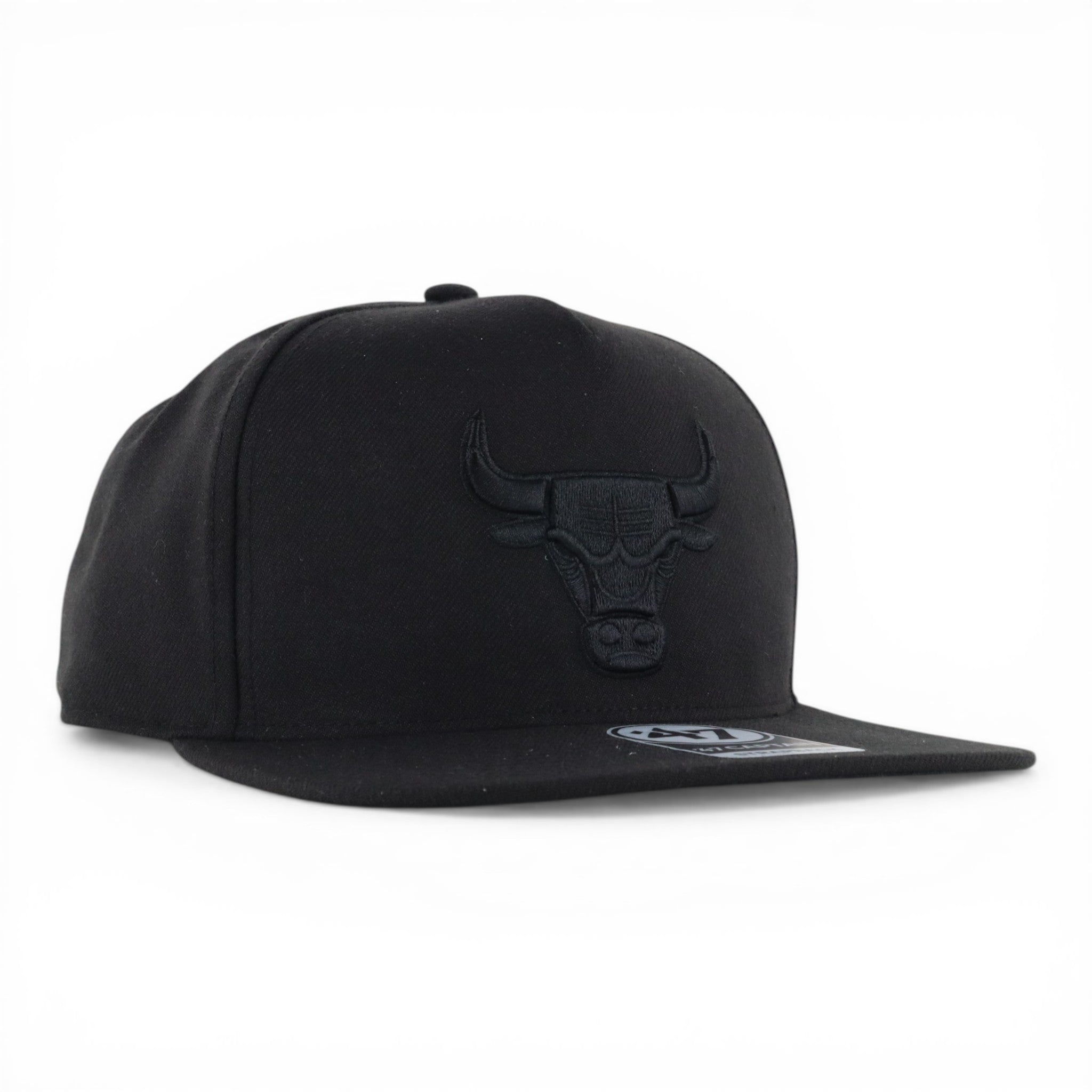 GORRA 47 BRAND CAPTAIN BULLS ALL BLACK CAPTAIN