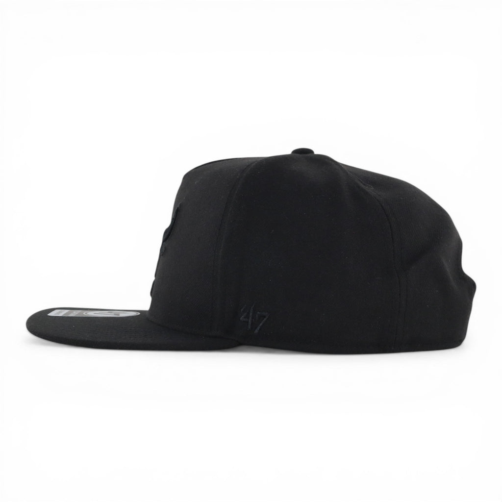 GORRA 47 BRAND CAPTAIN BULLS ALL BLACK CAPTAIN