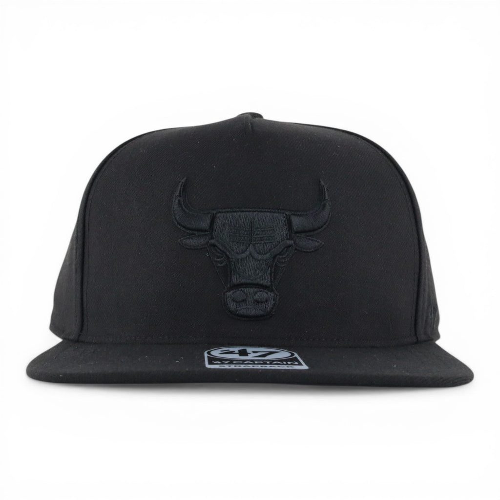 GORRA 47 BRAND CAPTAIN BULLS ALL BLACK CAPTAIN