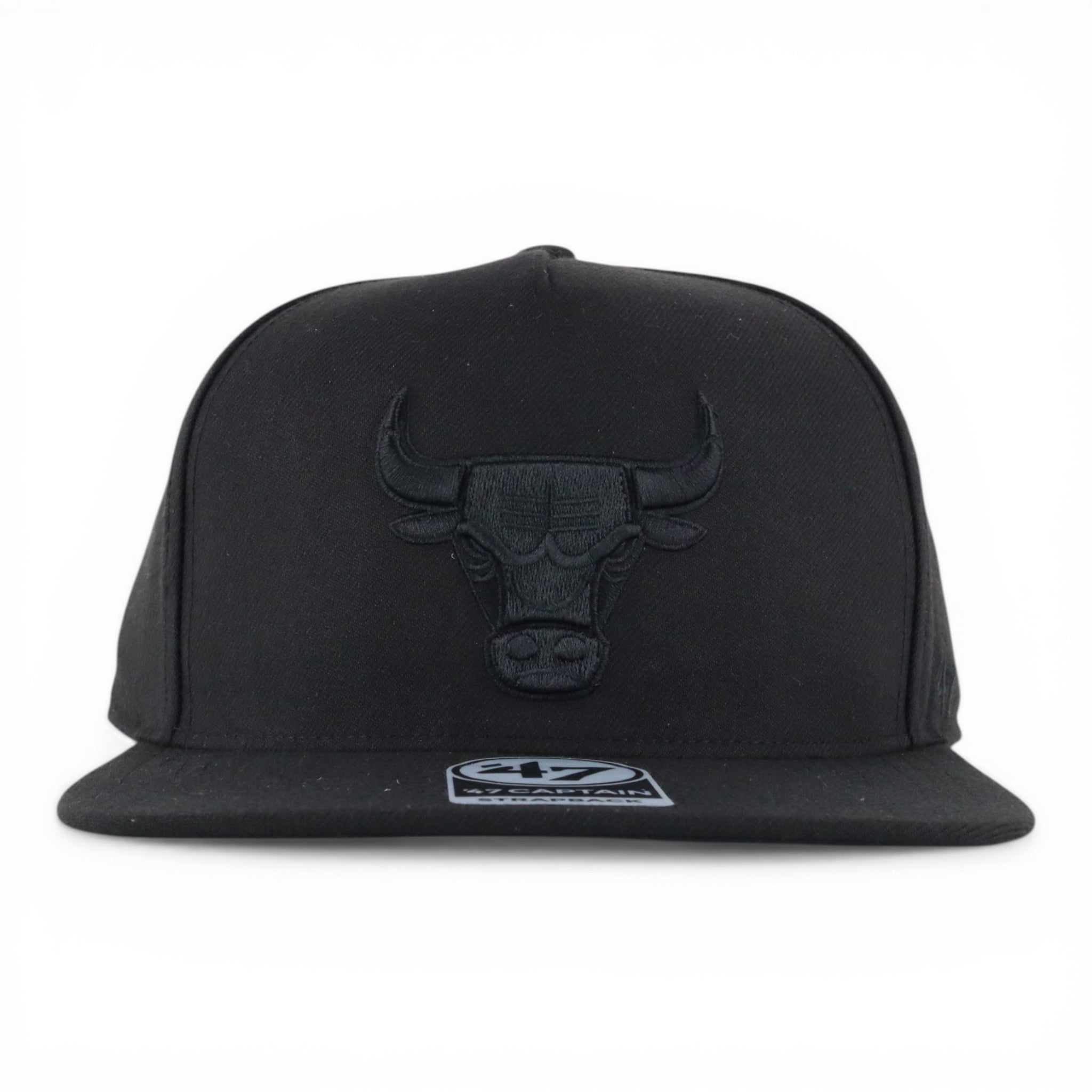 GORRA 47 BRAND CAPTAIN BULLS ALL BLACK CAPTAIN