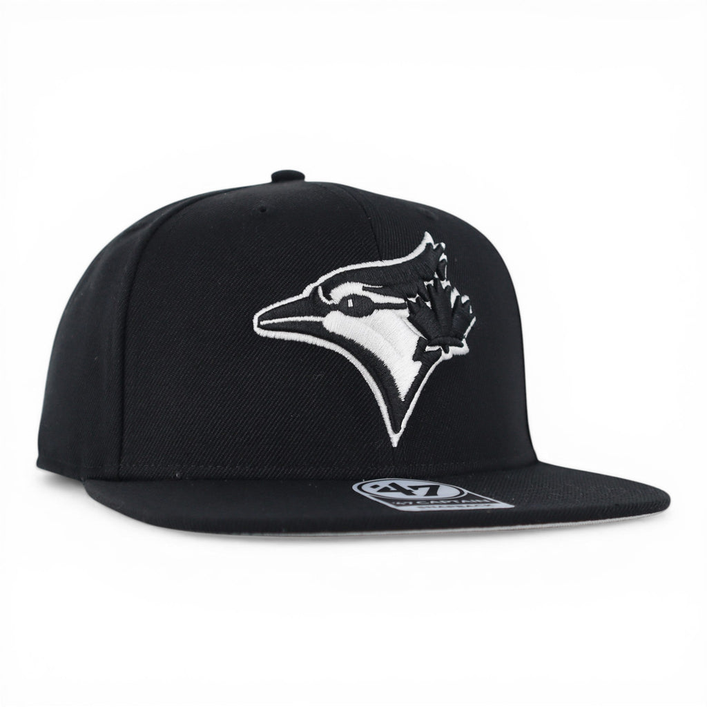 GORRA 47 BRAND CAPTAIN BLUE JAYS SNAPBACK ALL BLACK CAPTAIN