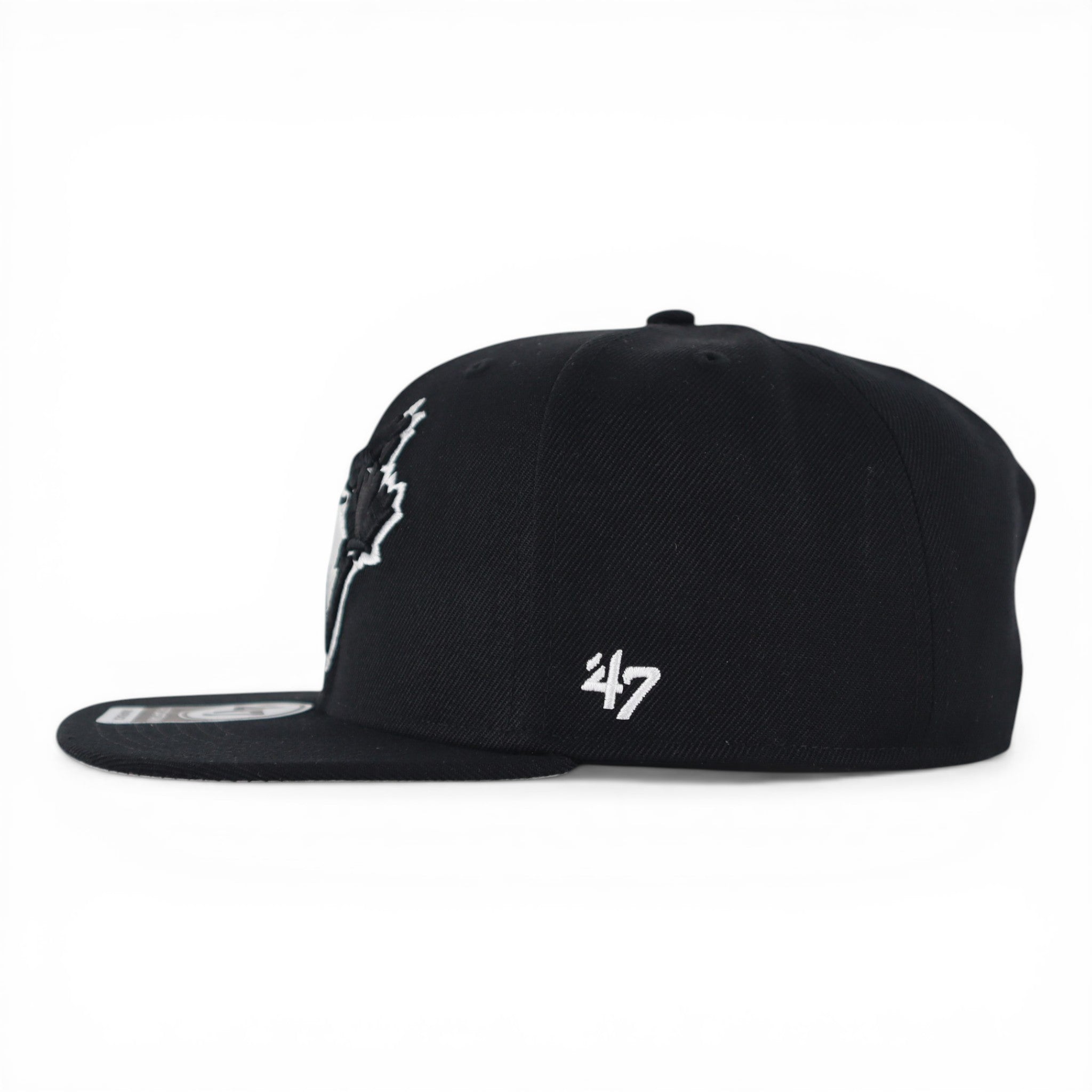 GORRA 47 BRAND CAPTAIN BLUE JAYS SNAPBACK ALL BLACK CAPTAIN