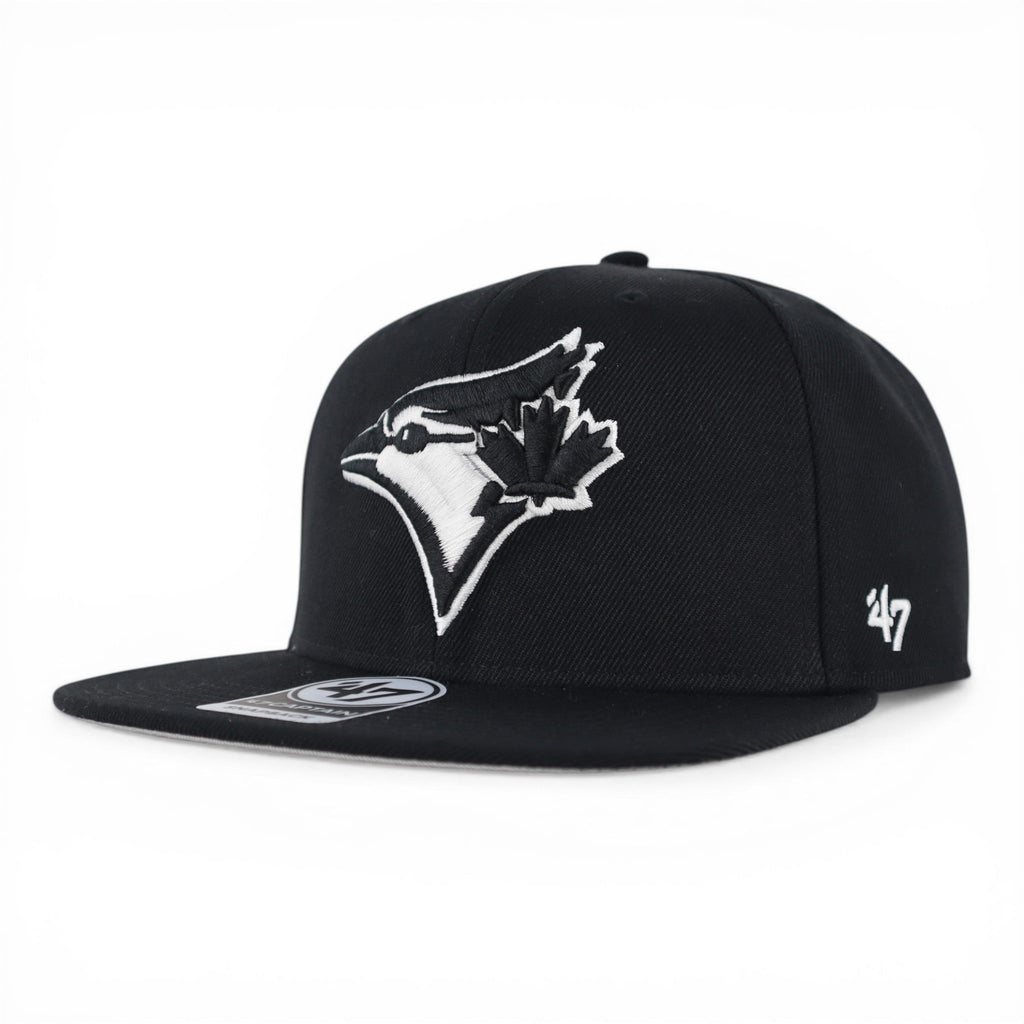 GORRA 47 BRAND CAPTAIN BLUE JAYS SNAPBACK ALL BLACK CAPTAIN