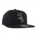 GORRA 47 BRAND CAPTAIN WHITE SOX BLK/CAMO CAPTAIN