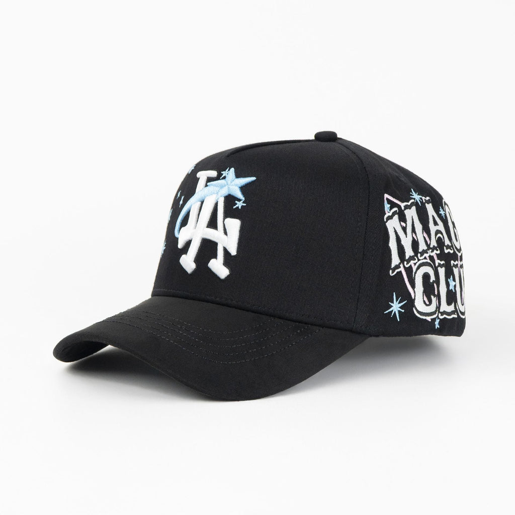 Gorra 31 Hats EL MAGO BLK/BLUE Suede | Snapback Visera Curva