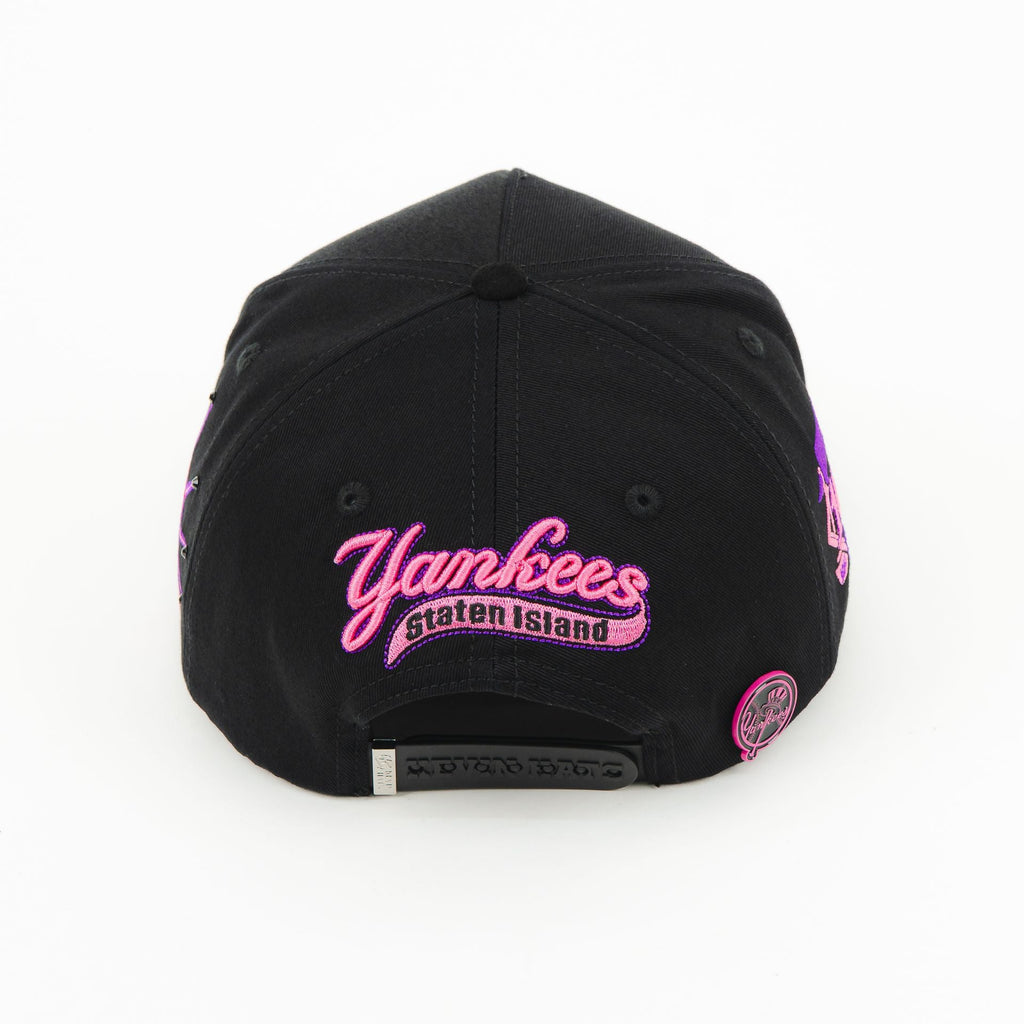 Gorra BigBoss NY PINK BLACK | Snapback Visera Curva