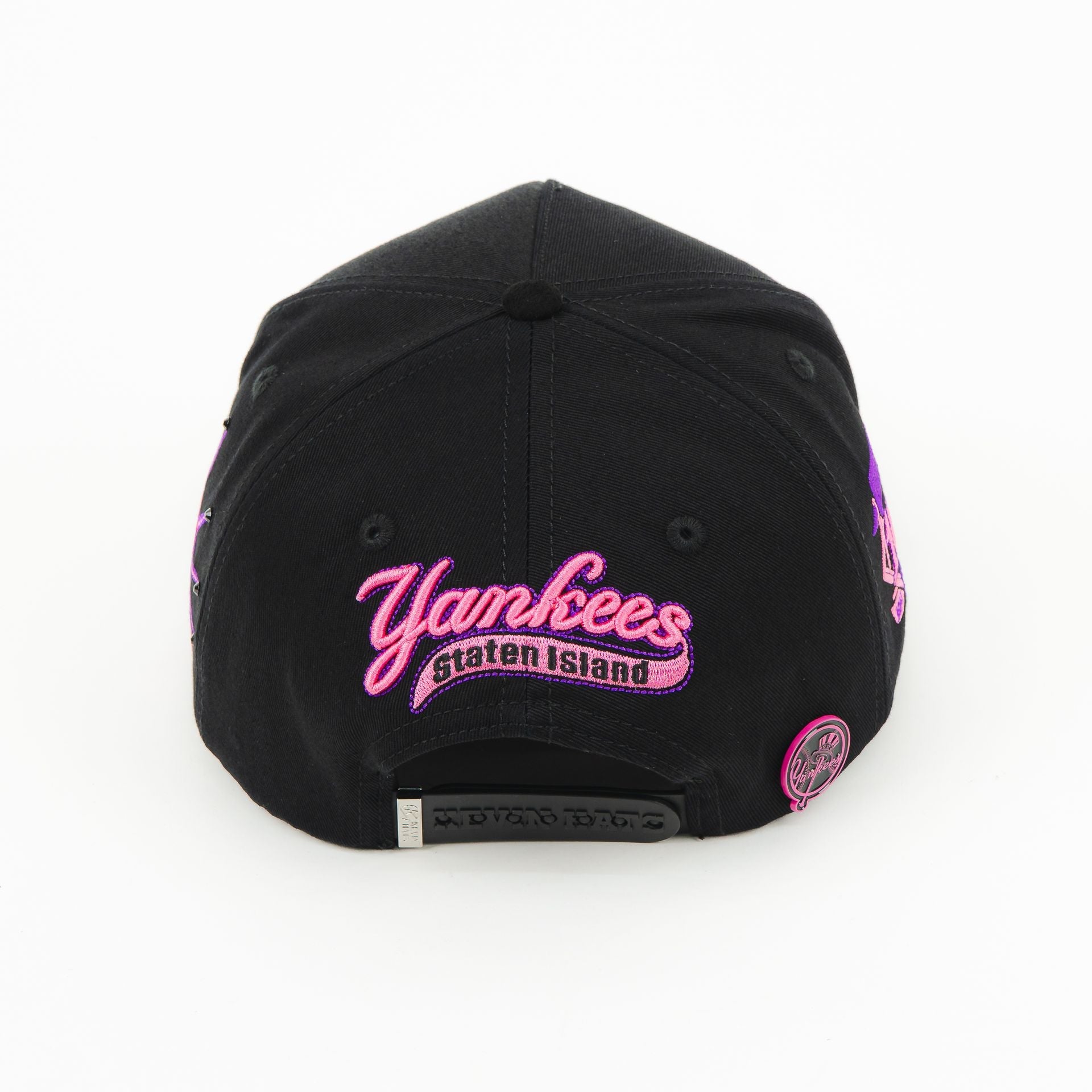 Gorra BigBoss NY PINK BLACK | Snapback Visera Curva