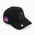 Gorra BigBoss NY PINK BLACK | Snapback Visera Curva