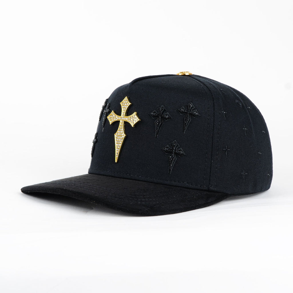 Gorra Bigg Boss CELTA CROSS GOLD/BLACK | Snapback Visera Semicurva