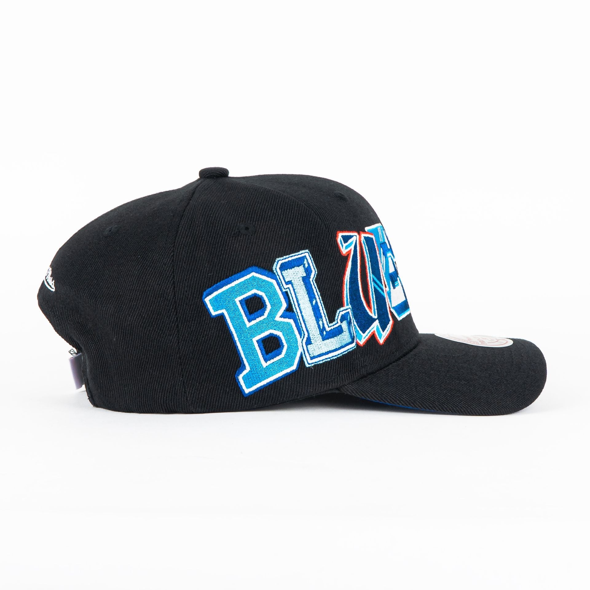 Gorra Mitchell&Ness BLUE JAYS HYPER TYPE BLACK/COLORS | Snapback Visera Semicurva