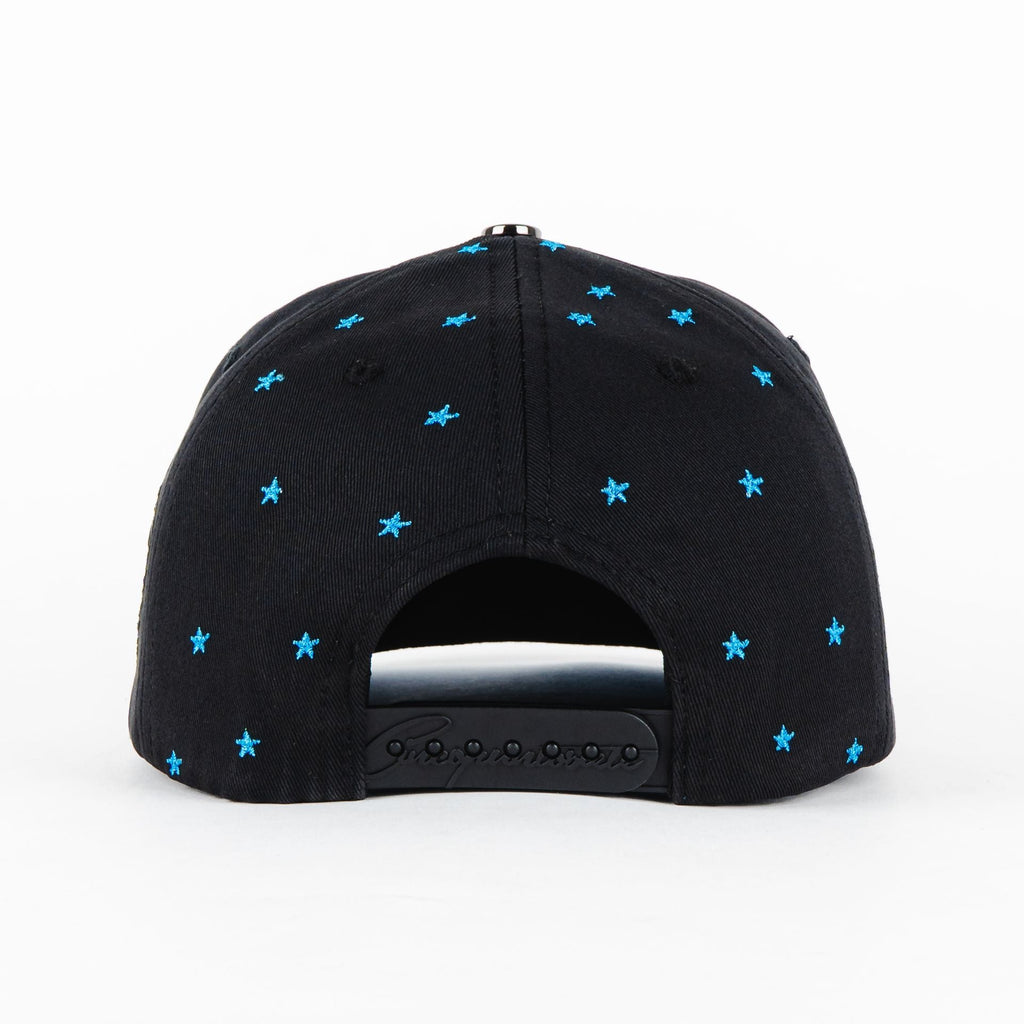 Gorra 5.7 FIVE SEVEN SKULL BLUE STARS BLK | Snapback Visera Plana