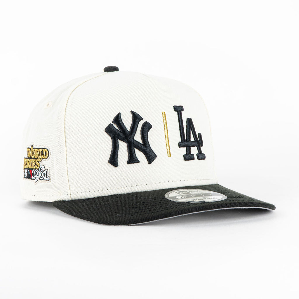 Gorra New Era A-Frame NY LA WS81 NATU/BLK 950F | Snapback Visera Semicurva