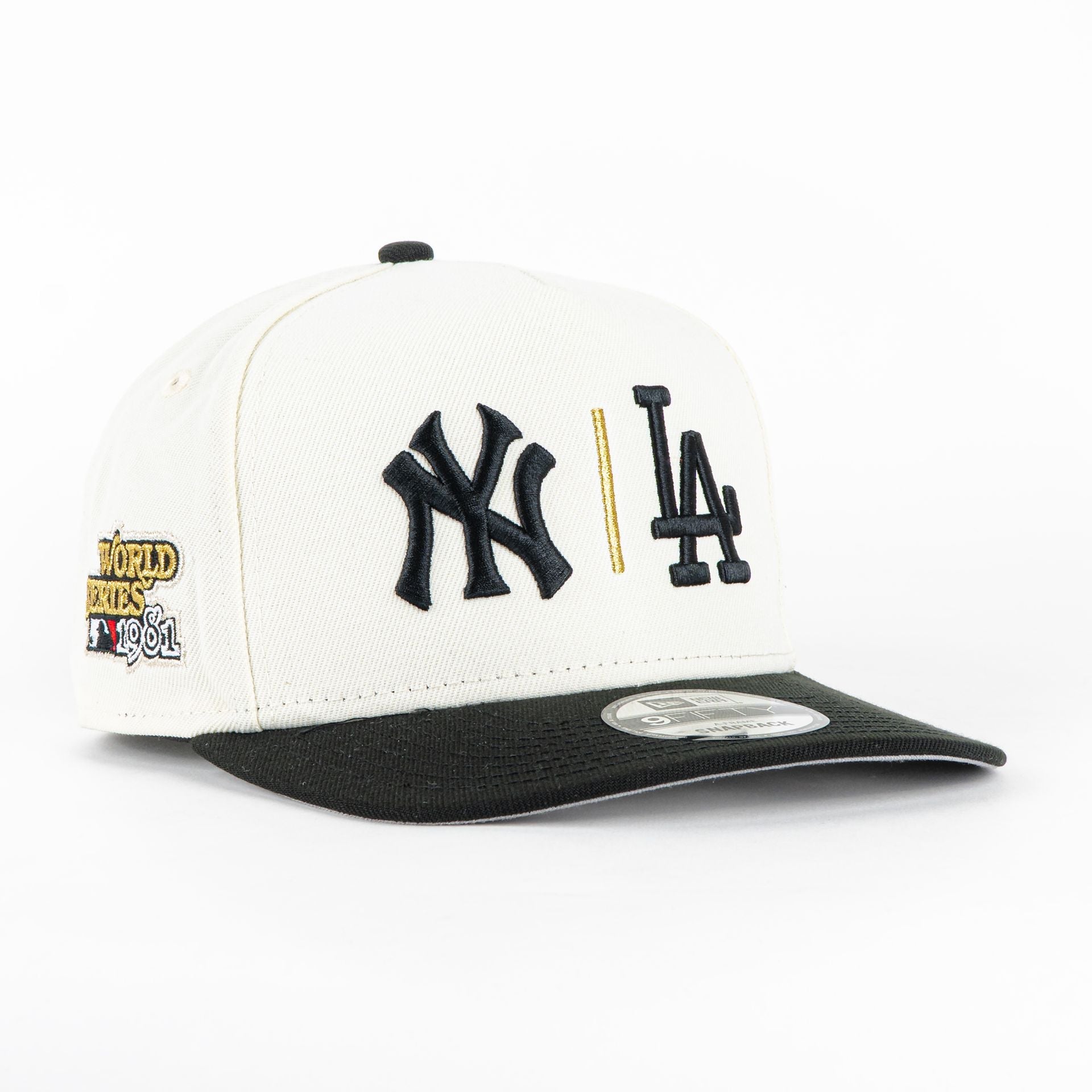 Gorra New Era A-Frame NY LA WS81 NATU/BLK 950F | Snapback Visera Semicurva