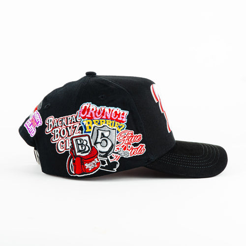 Gorra 31 Hats BACKPACK GELATO BLACK | Snapback Visera Semicurva