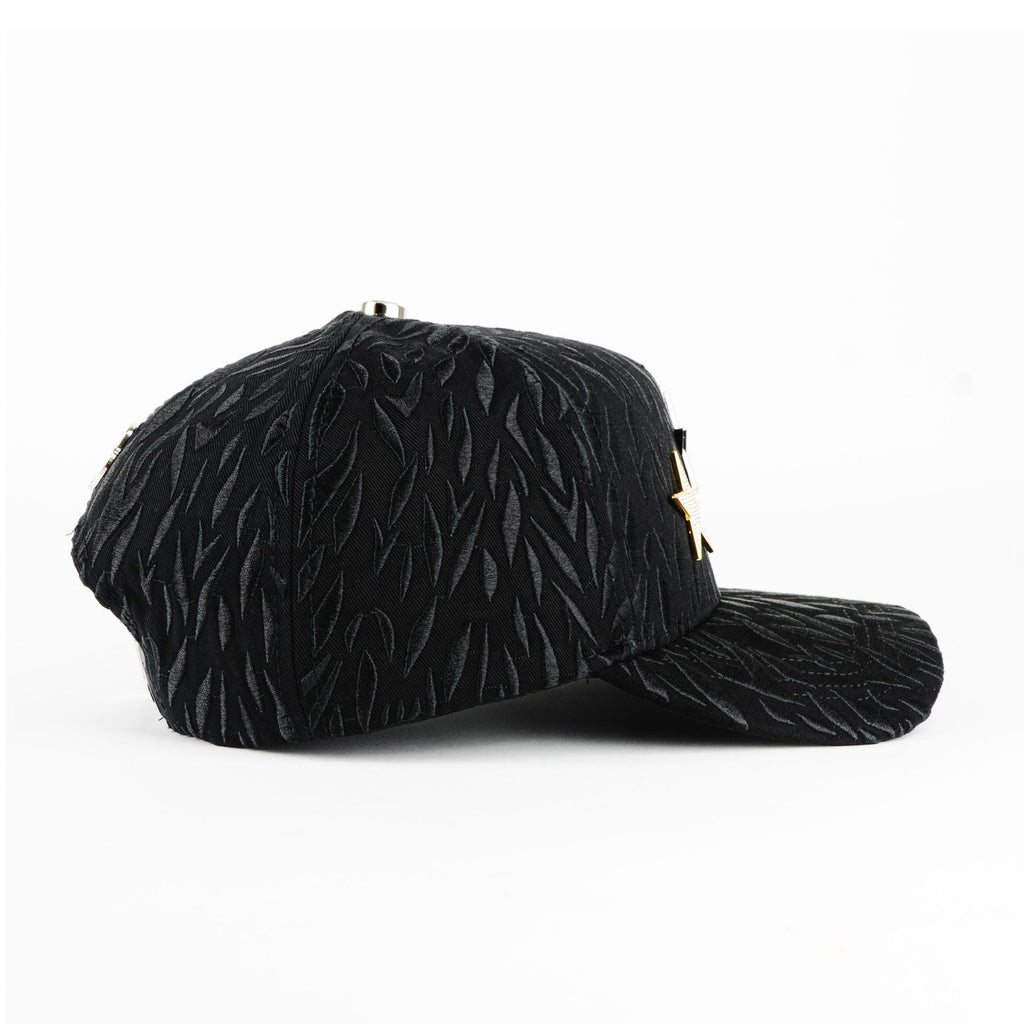 Gorra Barbas Hats CT THREE STARS BLACK | Snapback Visera Curva