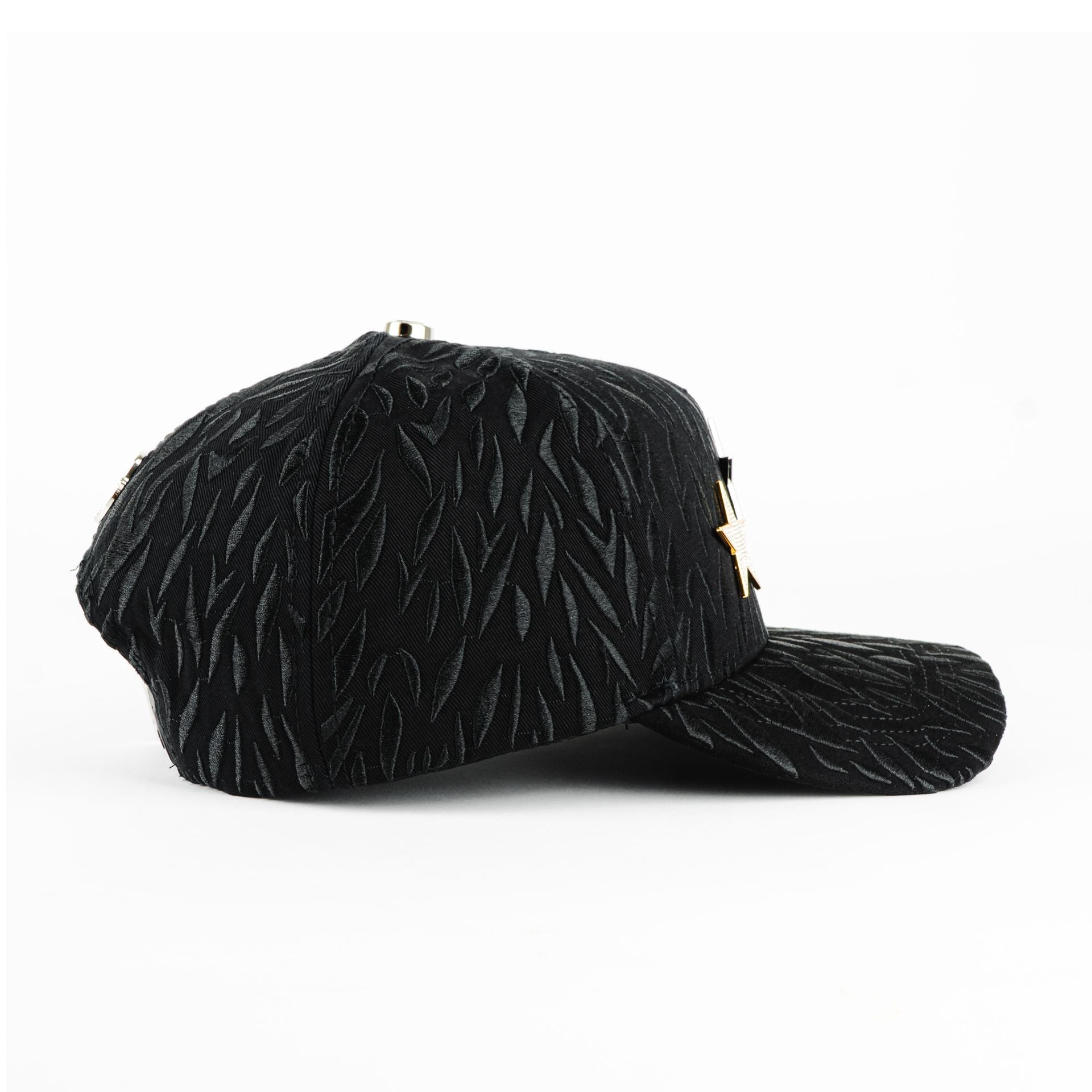 Gorra Barbas Hats CT THREE STARS BLACK | Snapback Visera Curva