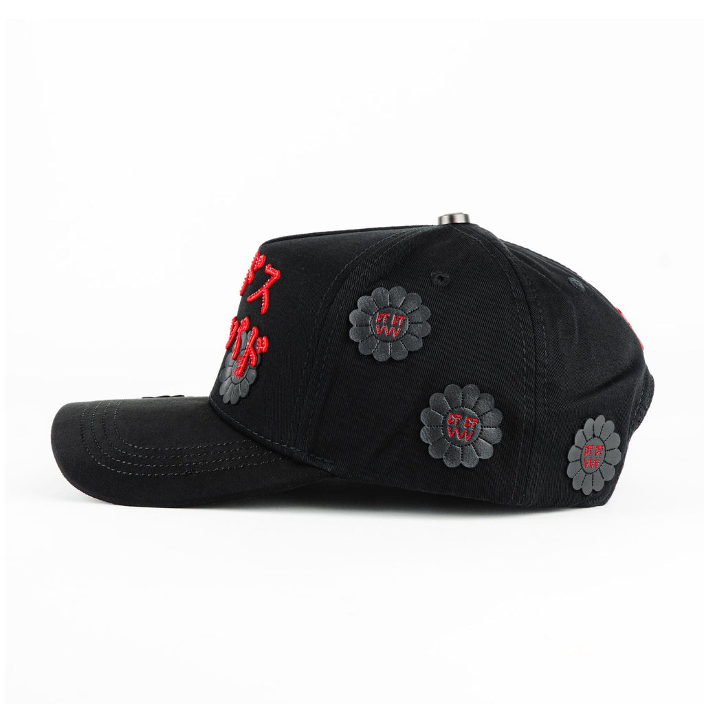 Gorra Barbas Hats CT ORIENTAL TUMBADO BLACK | Snapback Visera Curva