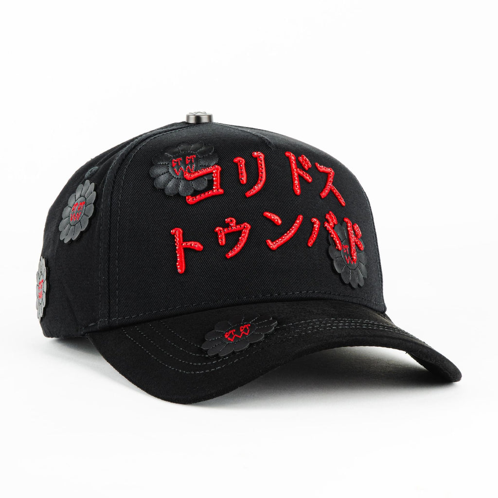 Gorra Barbas Hats CT ORIENTAL TUMBADO BLACK | Snapback Visera Curva