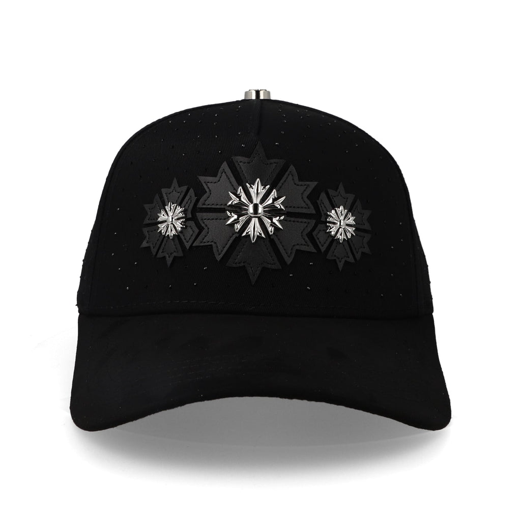 Gorra Barbas Hats Snowflake Negra Unitalla