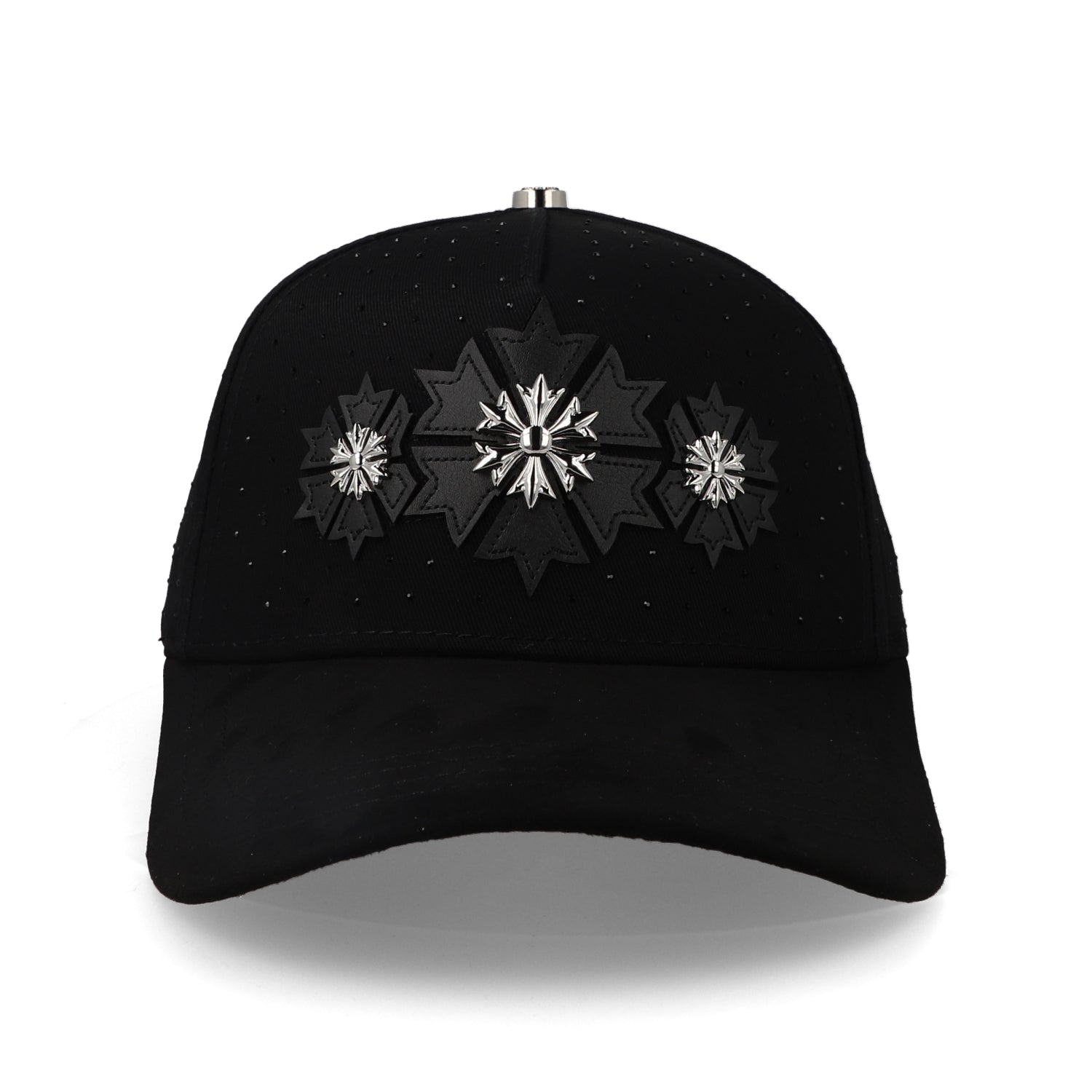 Gorra Barbas Hats Snowflake Negra Unitalla
