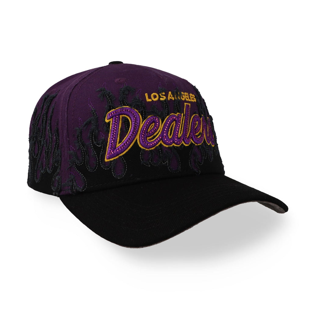 Gorra Dealers Fire Storm Morado Unitalla