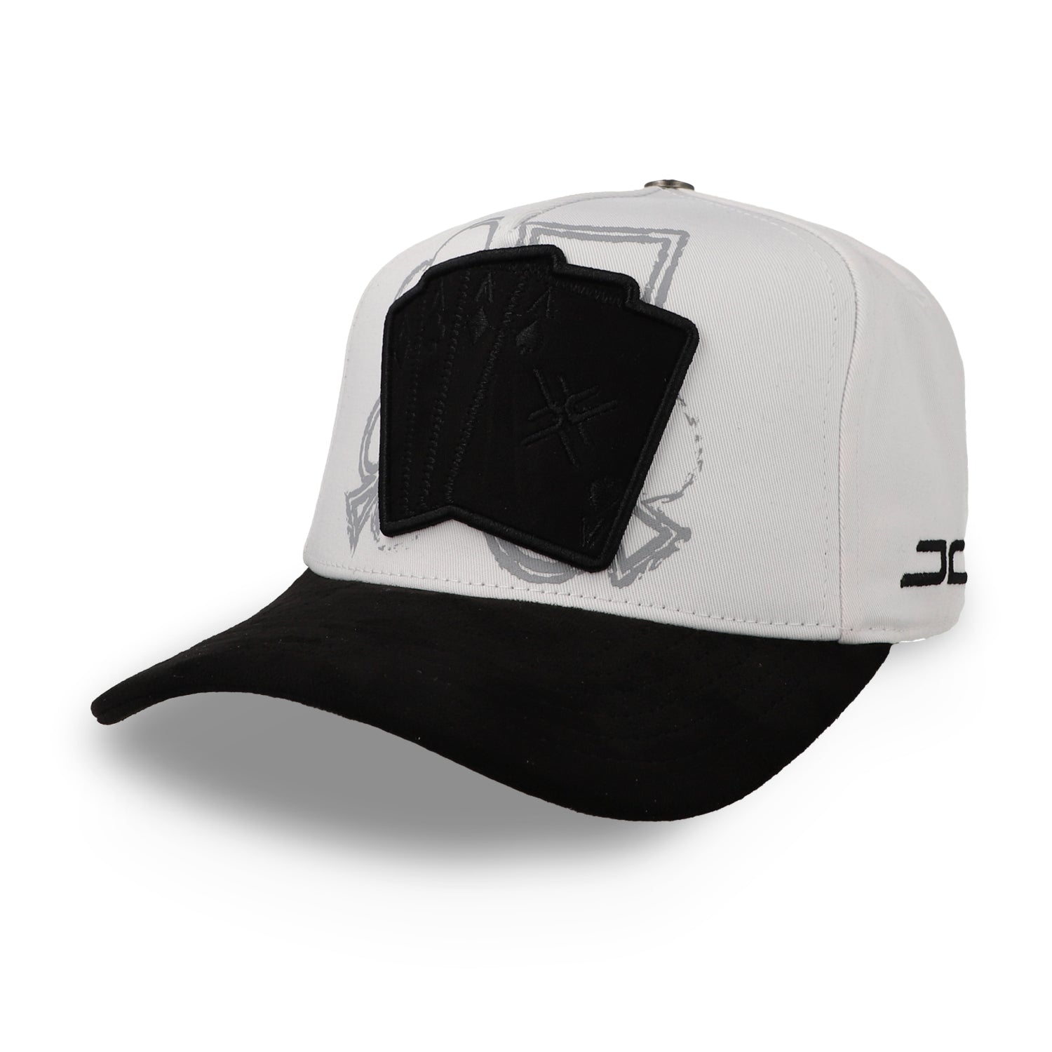 Gorra JC Hats Poker Blanca Unitalla