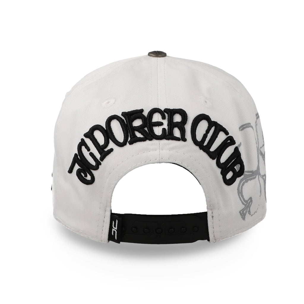Gorra JC Hats Poker Blanca Unitalla