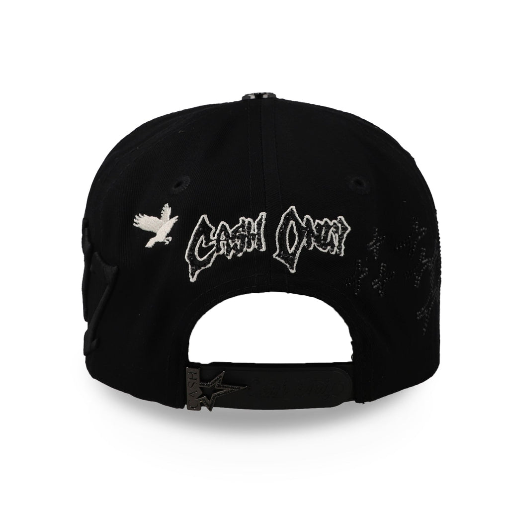 Gorra Cash Only Deluxe Rockstar Duo Negro Blanco Unitalla
