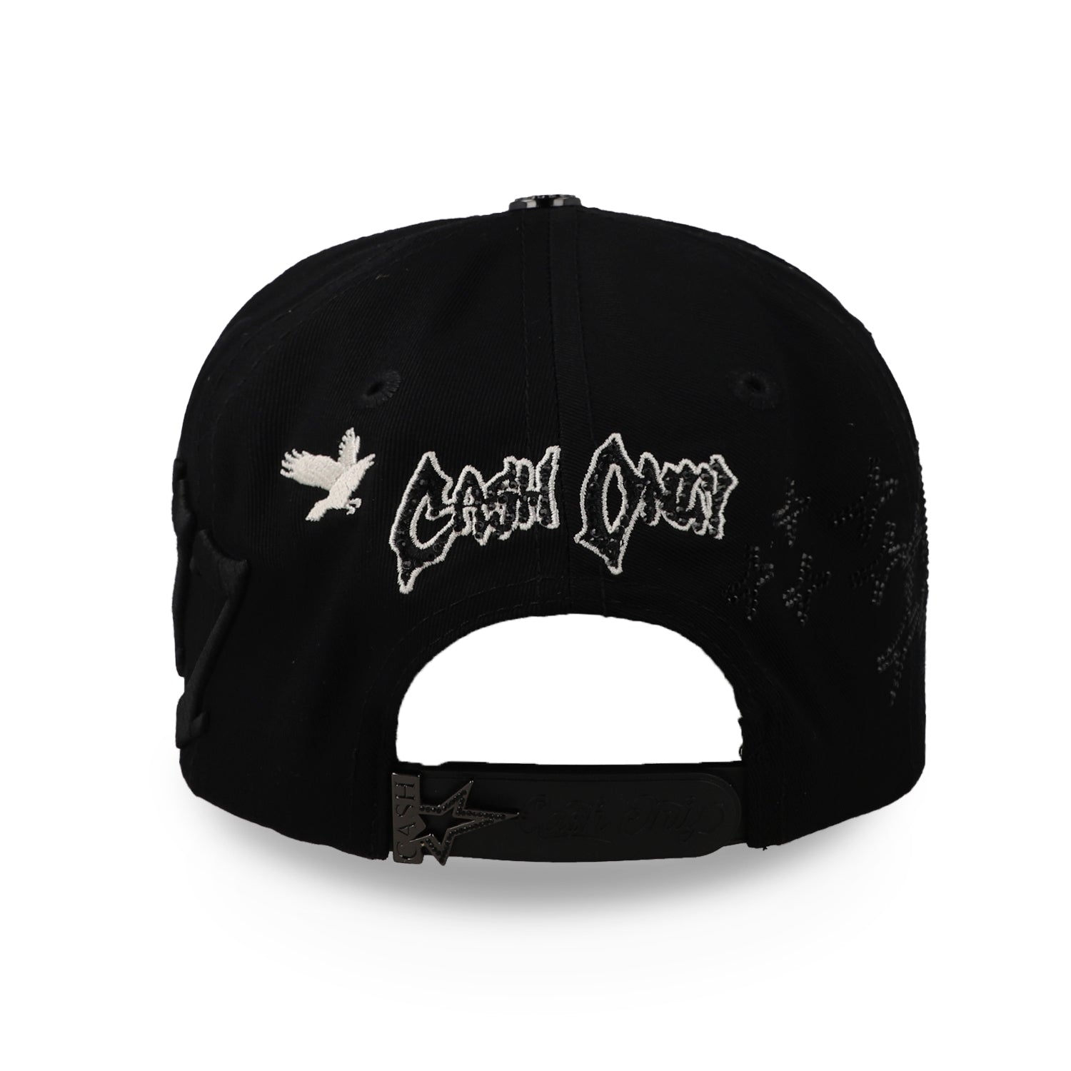 Gorra Cash Only Deluxe Rockstar Duo Negro Blanco Unitalla