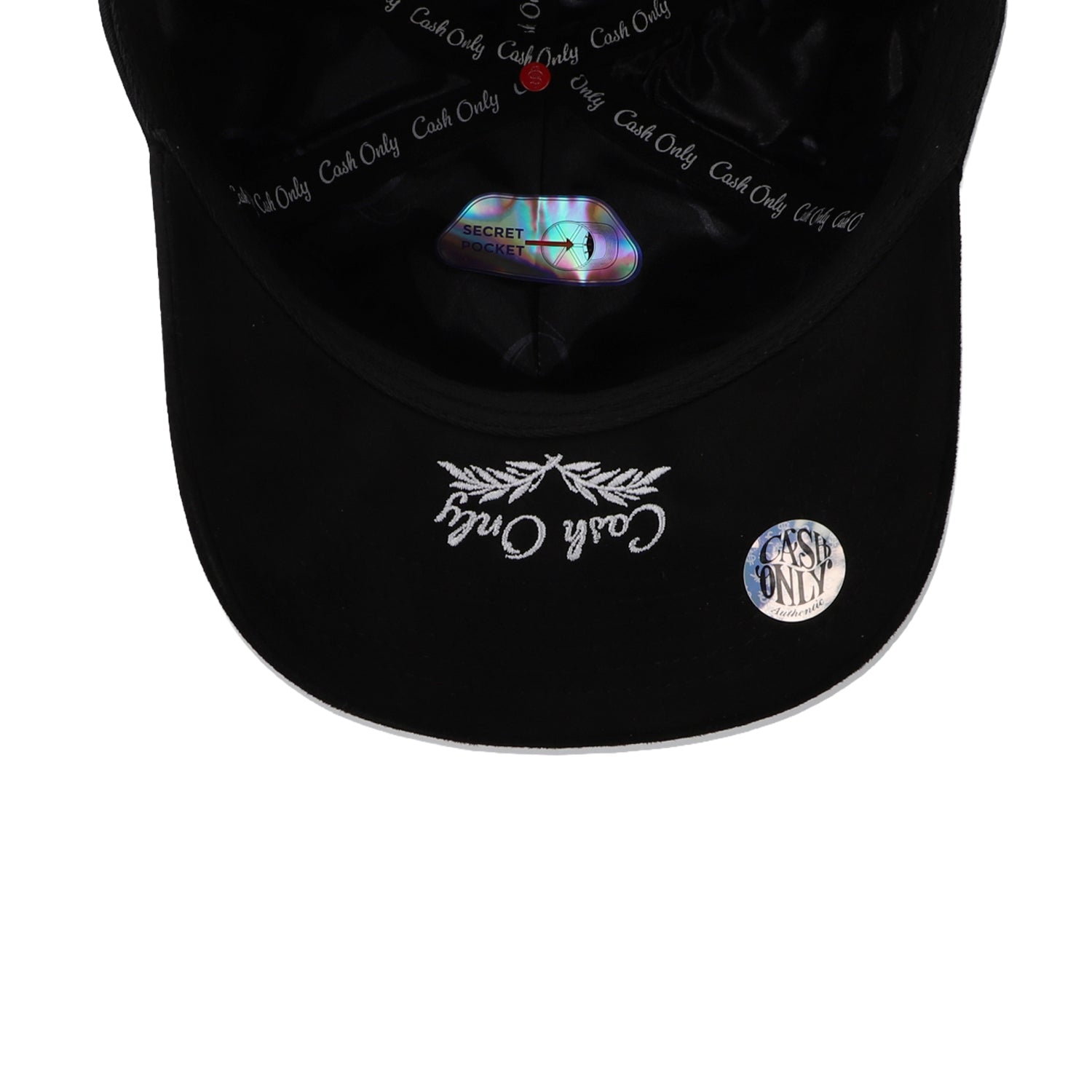 Gorra Cash Only Classic NY Blanco Negro Unitalla