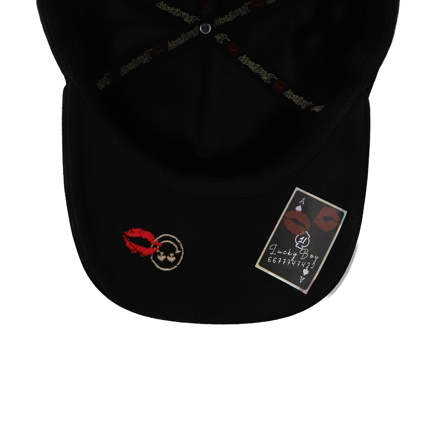 Gorra 1Iron Trendy Happy Boy Negra Unitalla