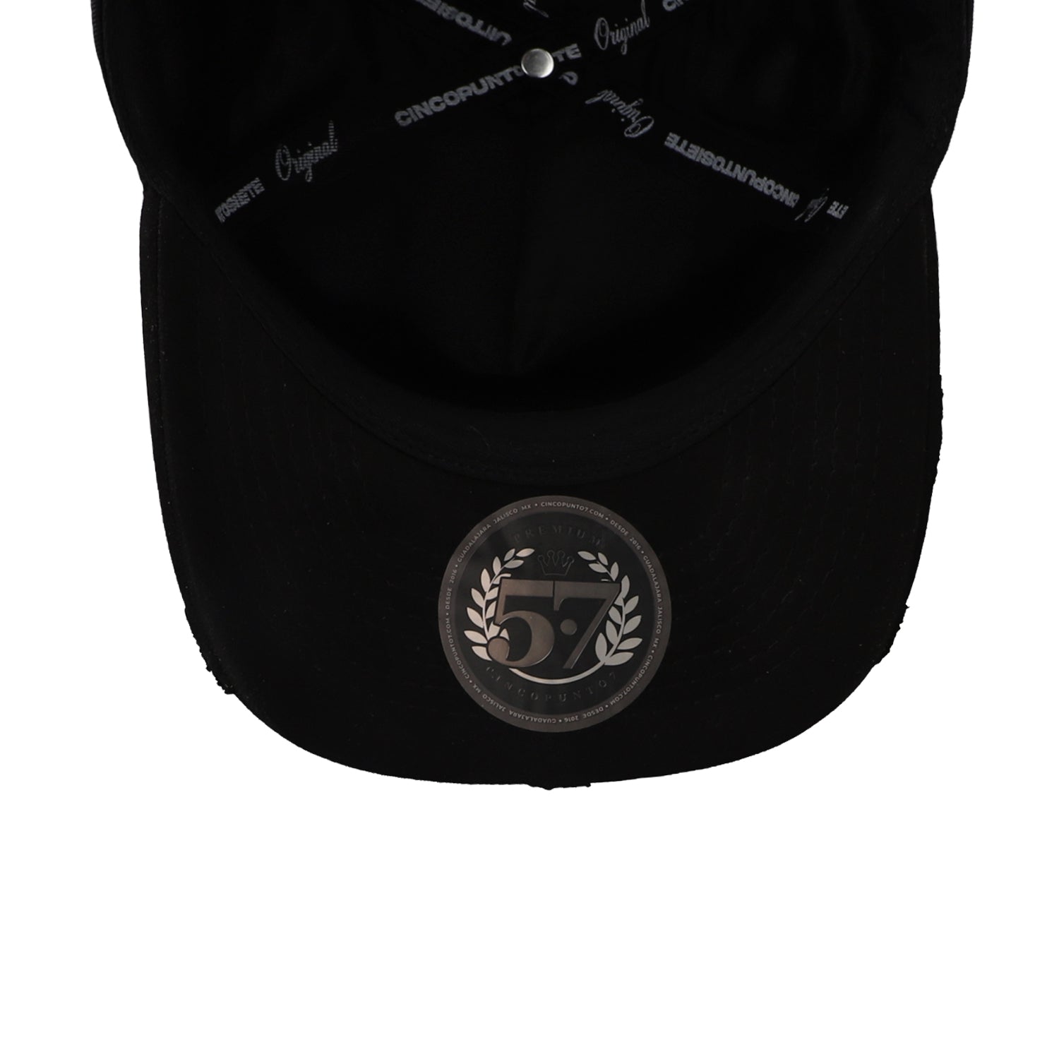 Gorra 5.7 Full Emblema Negro