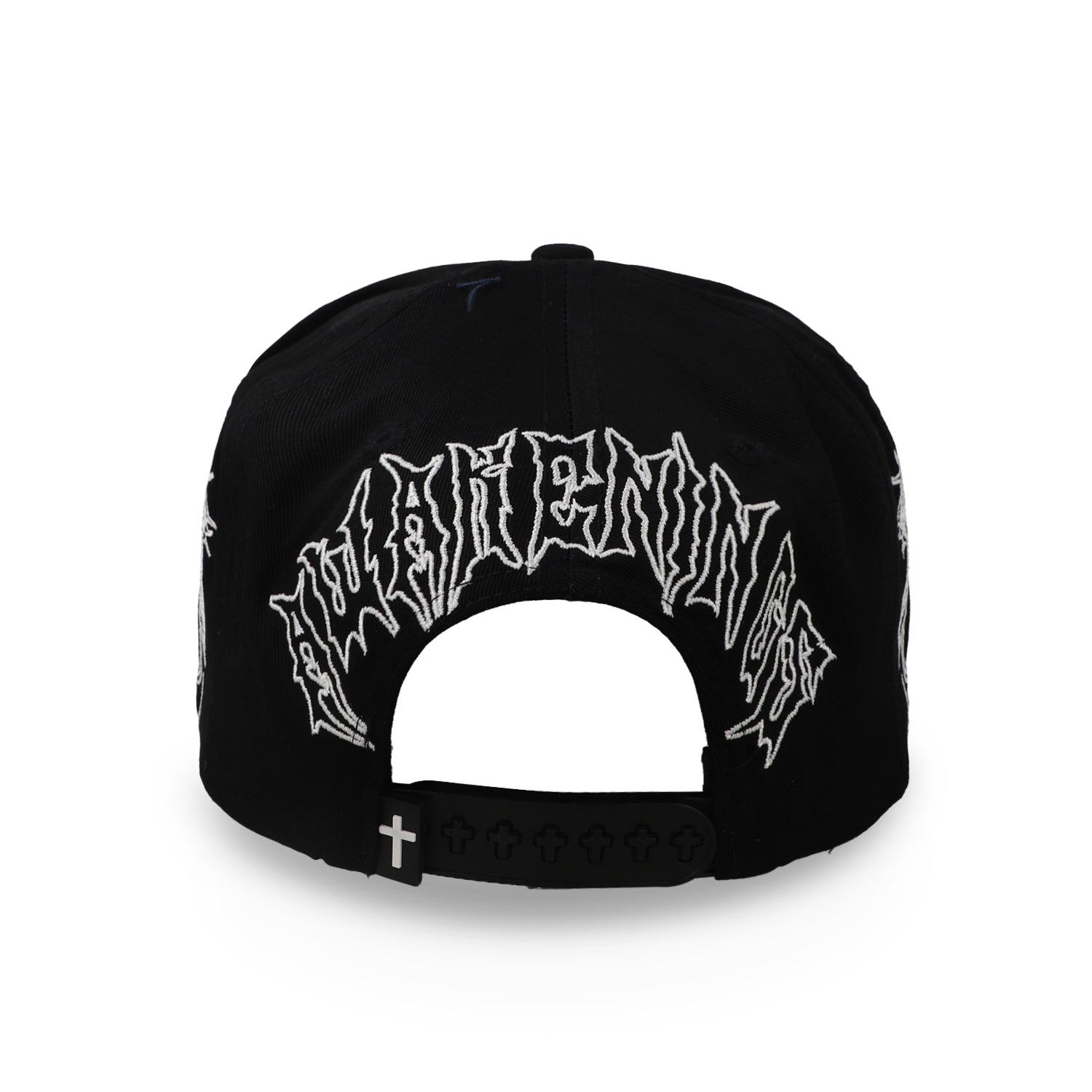 Gorra Rude Awakenings Cristos Negro Blanco Unitalla