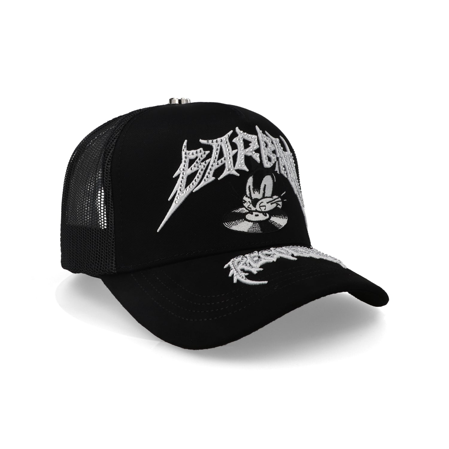 Gorra Barbas Hats Barbas Records Negra Ajustable
