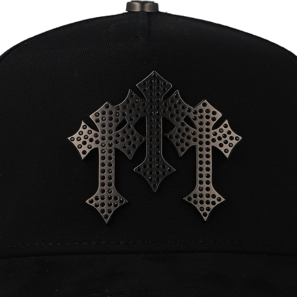 Gorra Barbas Hats Chrome Negra Unitalla